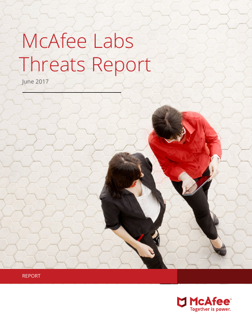 image from McAfee Labs Threats Report June 2017