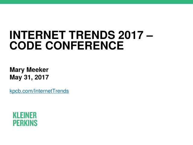 image from Internet Trends 2017 Code Conference