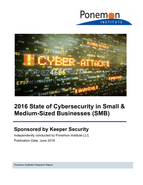 image from 2016 State of SMB Cybersecurity