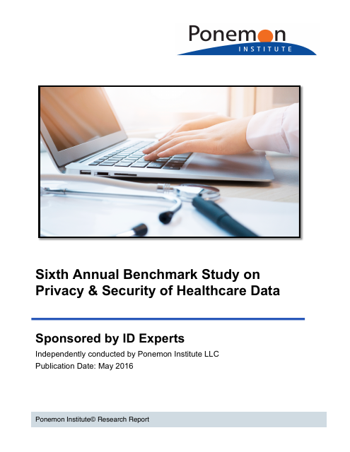 image from Sixth Annual Benchmark Study on Privacy & Security of Healthcare Data