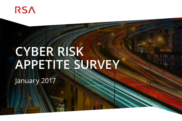 image from Cyber Risk Appetite Survey January 2017