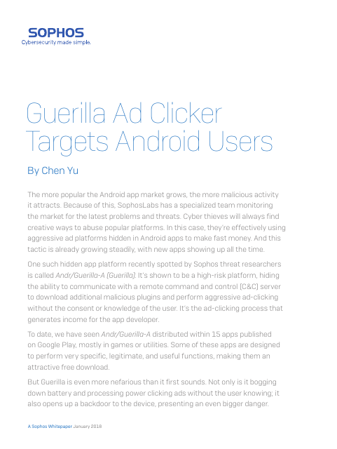 image from Guerilla Ad Clicker Targets Android Users