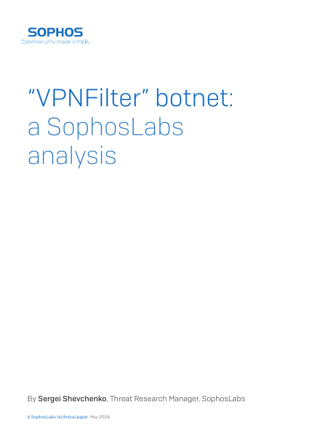 image from "VPN Filter" Botnet: A Sophoslabs Analysis