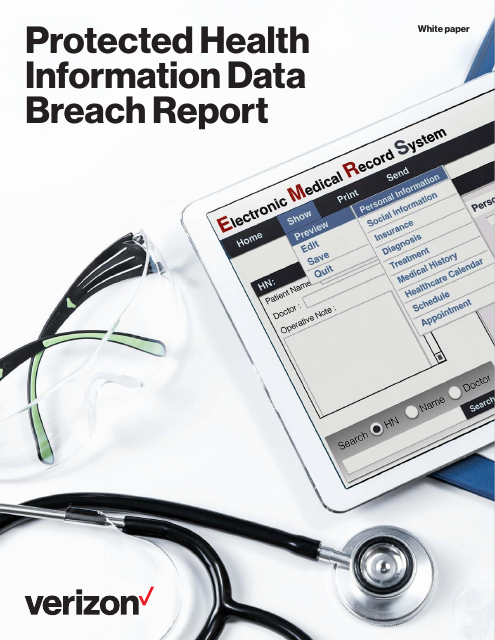 image from Protected Health Information Data Breach Report
