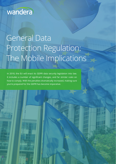 image from General Data Protection Regulation: The Mobile Implications
