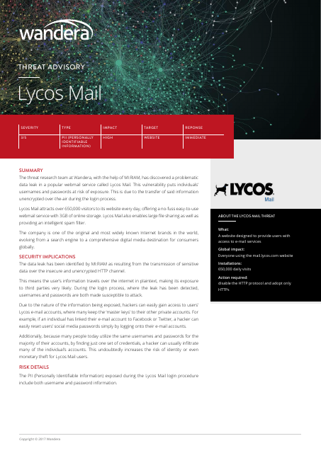 image from Threat Advisory: Lycos Mail