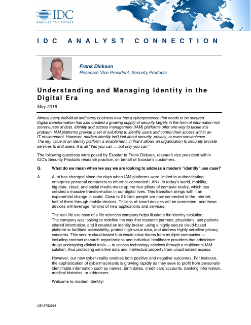 image from Understanding And Managing Identity In The Digital Era
