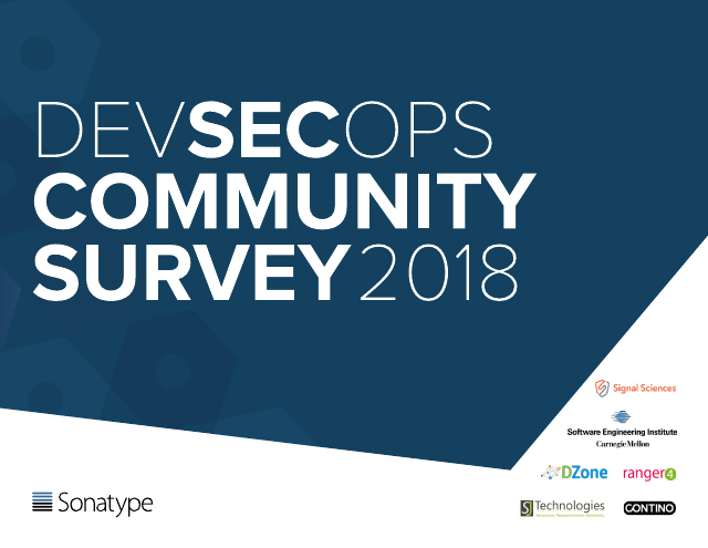 image from DevSecOps Community Survey 2018