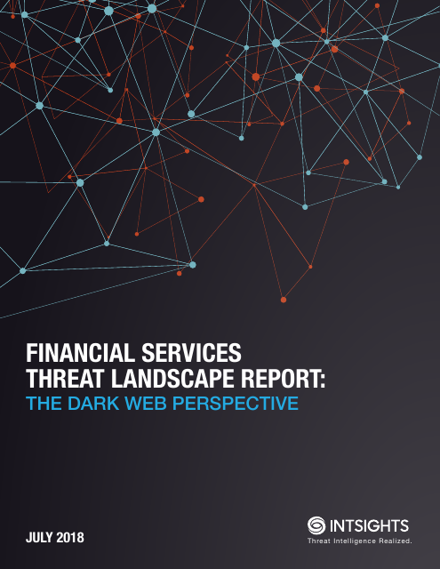 image from Financial Services Threat Landscape Report: The Dark Web Perspective