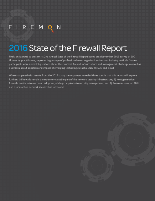 image from 2016 State of the Firewall Report