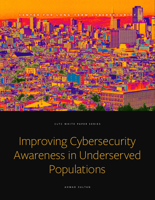 image from Improving Cybersecurity Awareness In Undeserved Populations