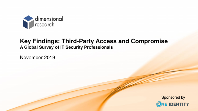 image from Key Findings: Third-Party Access and Compromise