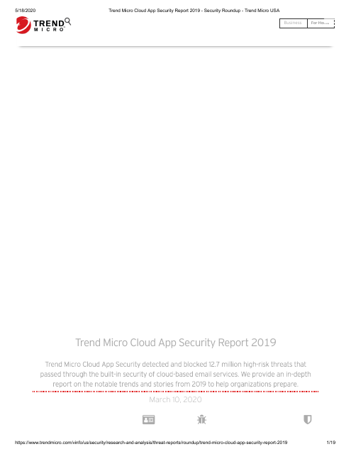 image from Trend Micro Cloud App Security Report 2019