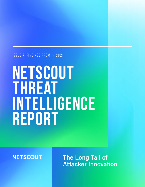 image from Netscout Threat Intelligence Report: 1H 2021