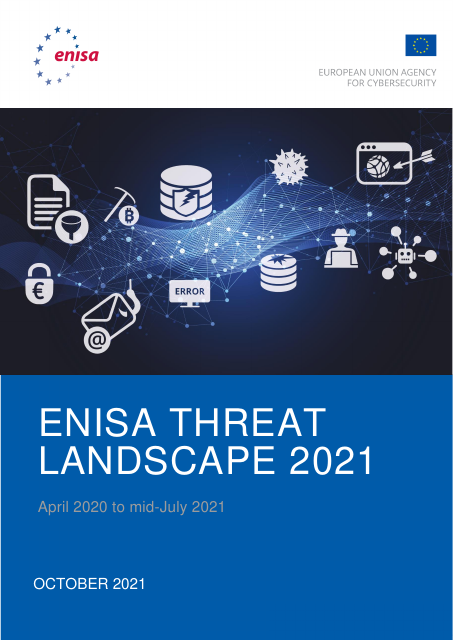 image from ENISA Threat Landscape 2021