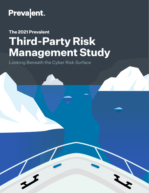 image from The 2021 Prevalent Third-Party Risk Management Study 