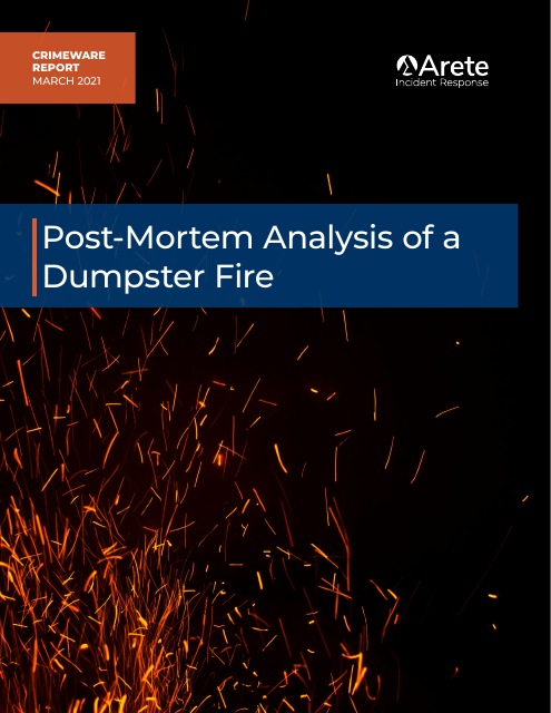 image from CrimeWare Report 2021: Post-Mortem Analysis of a Dumpster Fire