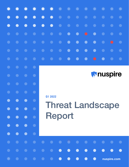 image from Nuspire Threat Landscape Report Q1 2022 