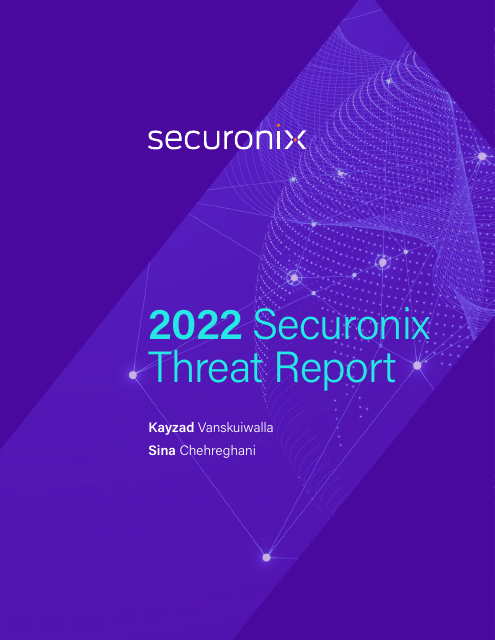 image from 2022 Securonix Threat Report
