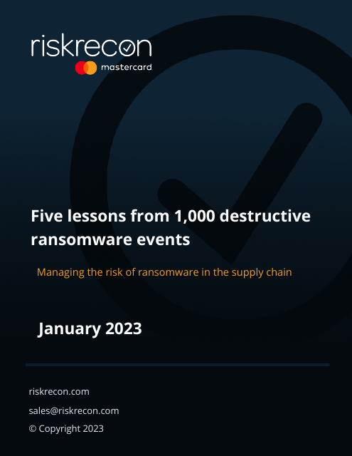 image from Five lessons from 1,000 destructive ransomware events