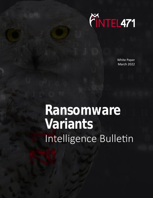 image from Ransomware Variants Intelligence Bulletin