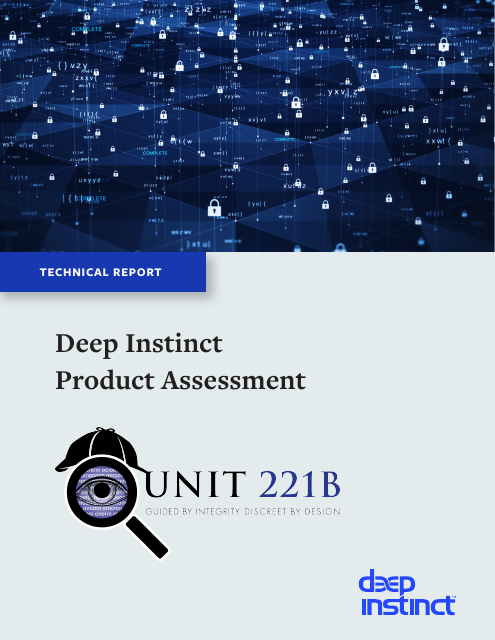 image from Deep Instinct Product Assessment 