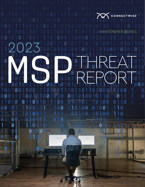 image from 2023 MSP Threat Report 