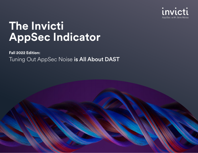 image from The Invicti AppSec Indicator Fall 2022 Edition 