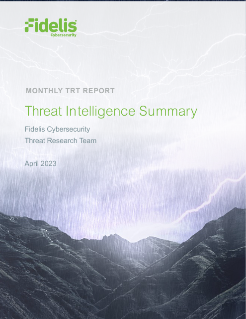 image from Threat Intelligence Summary April 2023