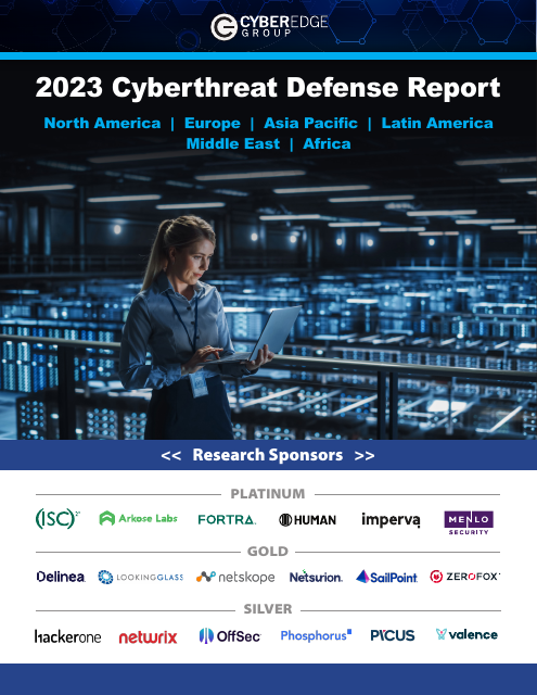 image from 2023 Cyberthreat Defense Report 
