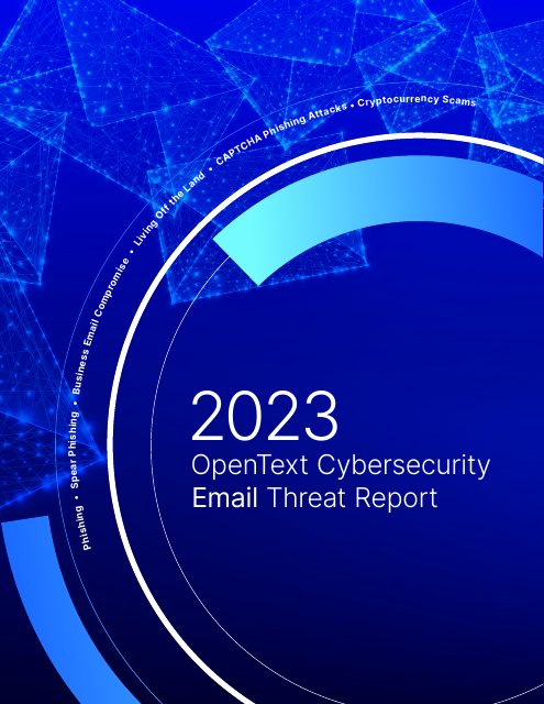 image from 2023 OpenText Cybersecurity Email Threat Report 