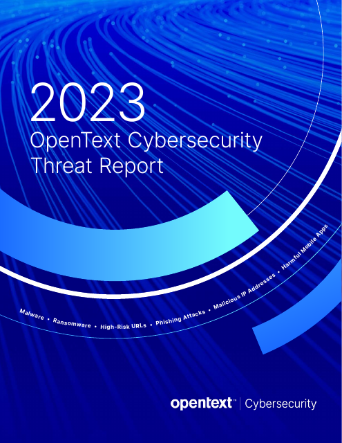 image from The 2023 OpenText Cybersecurity Threat Report 