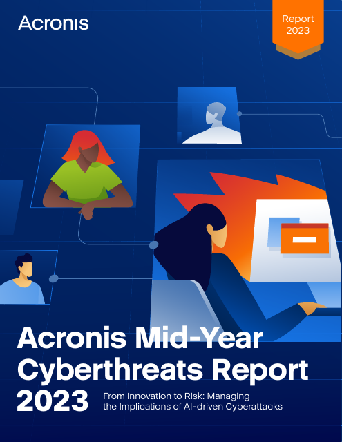 image from Acronis Mid-Year Cyberthreats Report 2023
