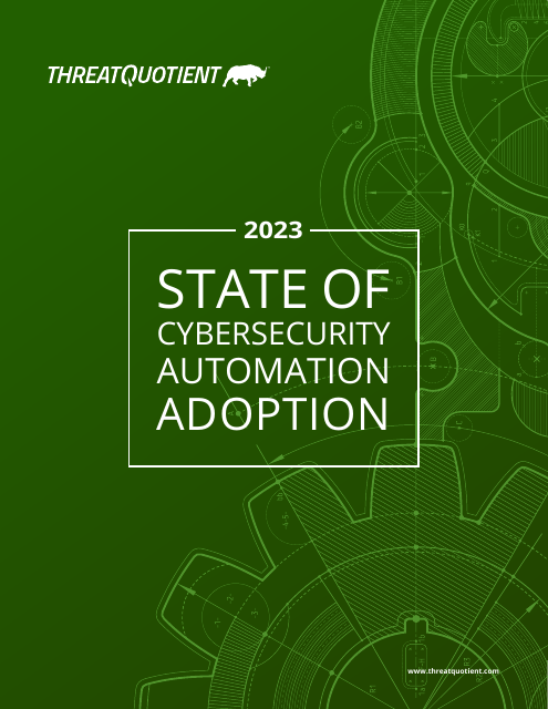 image from 2023 State of Cybersecurity Automation Adoption 