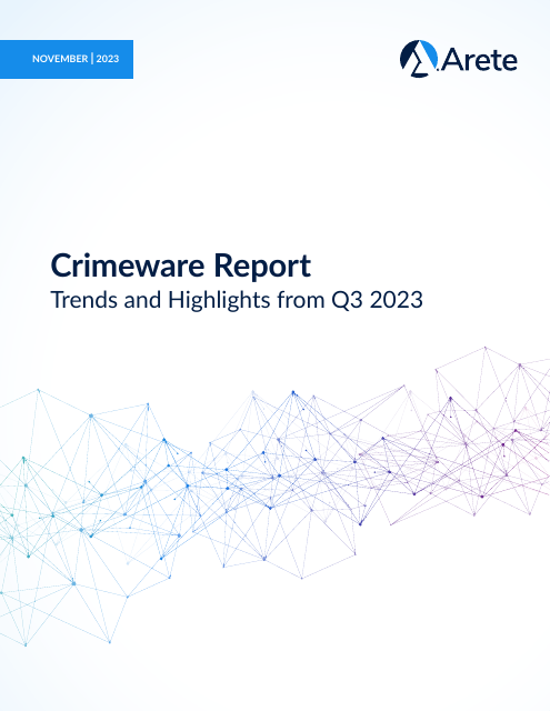 image from Crimeware Report - Trends and Highlights from Q3 2023