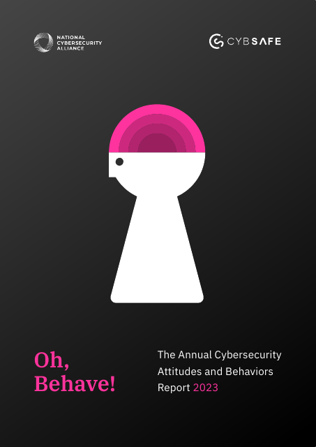 image from The Annual Cybersecurity Attitudes and Behaviors Report 2023