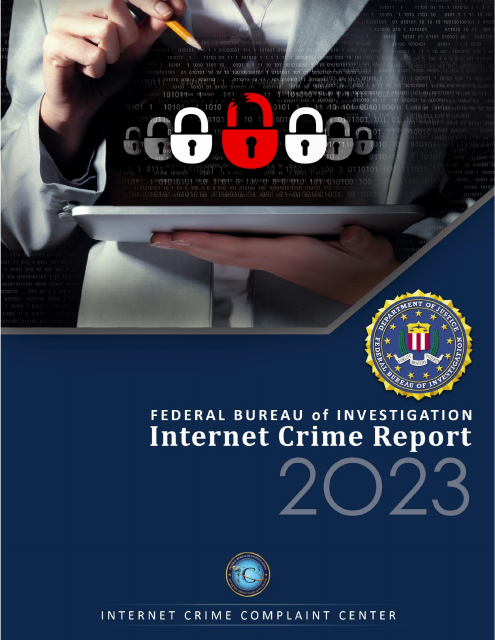 image from Federal Bureau of Investigation Internet Crime Report 2023
