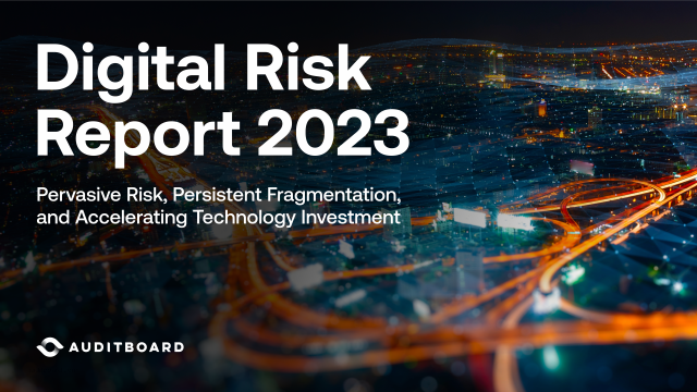 image from AuditBoards 2023 Digital Risk Report 