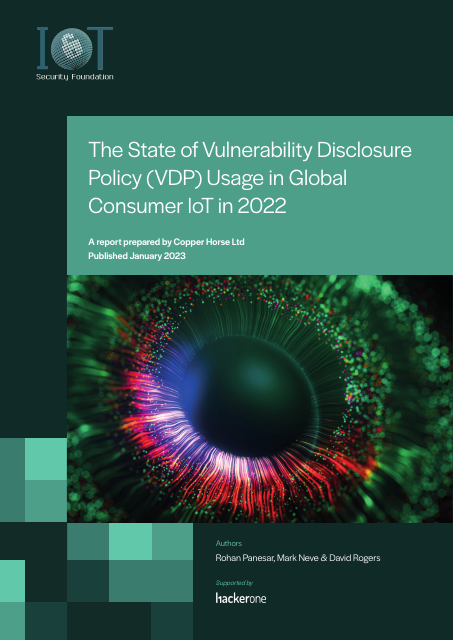 image from The State of Vulnerability Disclosure Policy (VDP) Usage in Global Consumer loT in 2022