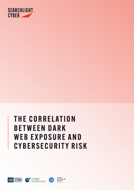 image from The Correlation Between Dark Web Exposure and Cybersecurity Risk